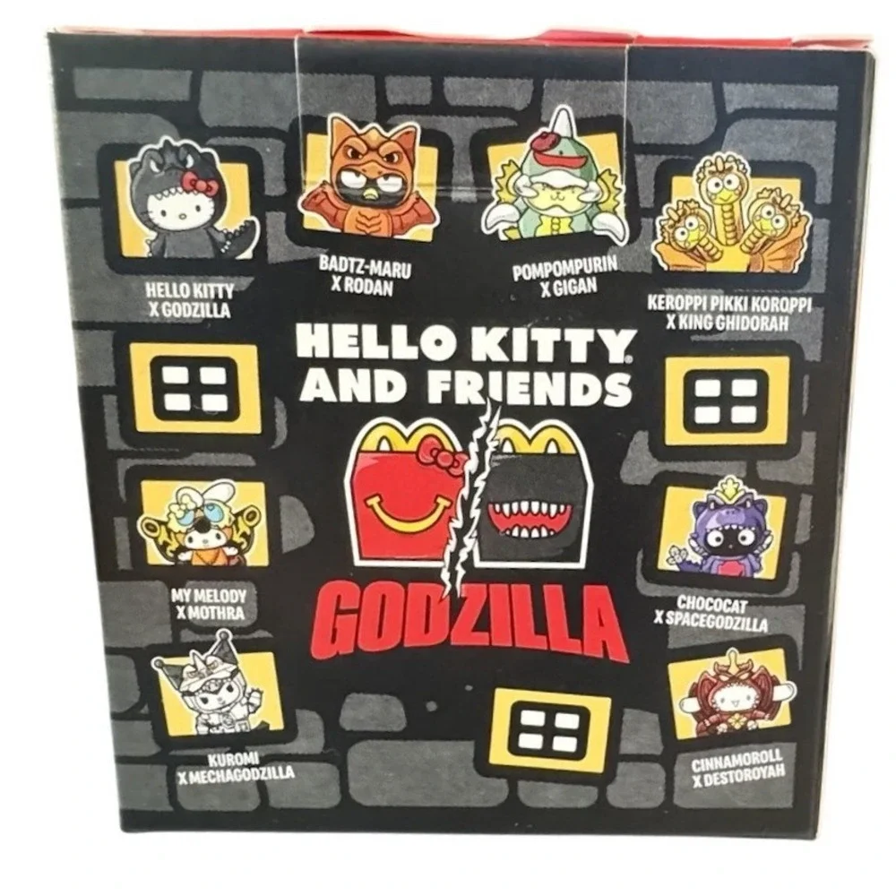 Sanrio Badtz-Maru x Rodan Godzilla McDonald's Happy Meal Figure 2026 Orange
